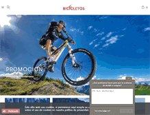 Tablet Screenshot of bicicletos.com